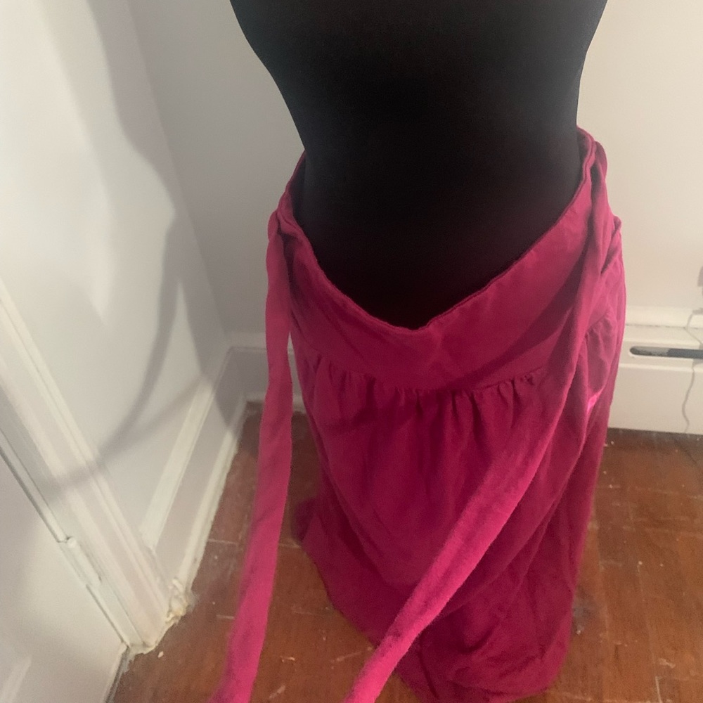 Putple/pink tie up skirt